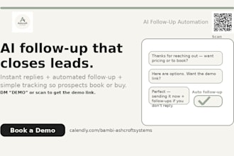 build an ai follow up system to turn leads into customers