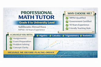 teach mathematics online from grade 6 to university level