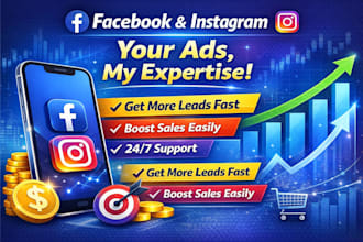 be your facebook, instagram ads expert for high converting campaigns