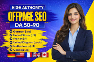 high da 50 german de, usa canada ca, dutch nl, uk fr dofollow SEO backlinks