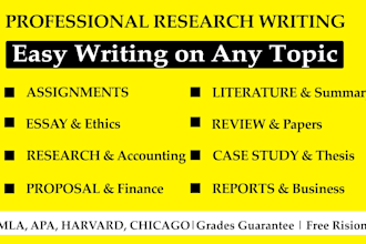 do essay writing as an essay writer on any topic