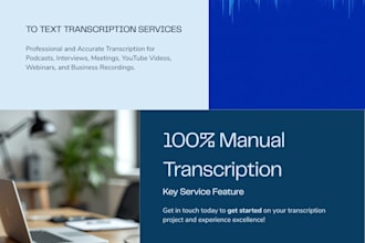 transcribe your audio to text and video to text