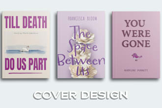 minimalist typographic unique bookcover