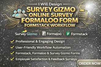 design survey gizmo online survey formaloo formstack workflow employee survey
