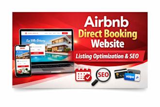 create airbnb booking website to increase bookings and visibility