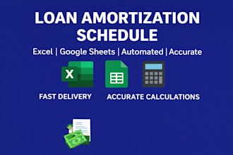 create loan amortization schedule in excel or google sheets