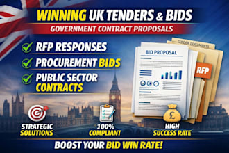 write winning UK tenders bid responses government contract proposal