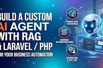 build a professional ai agent with rag using PHP laravel
