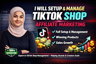 setup tiktok shop, manage tiktok shop, affiliate marketing