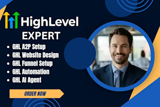 setup gohighlevel automation,sales funnel, CRM  workflow automation ghl workflow