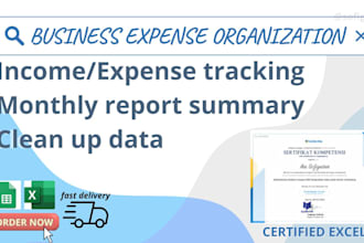 manage your monthly bookkeeping and expense tracking
