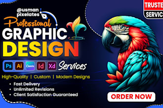 design professional custom graphic designs, infographics and flyers