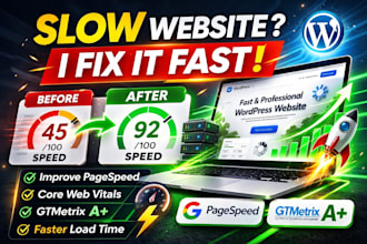 speed up your wordpress website and fix slow loading issues