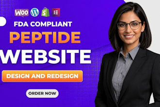 build fda compliant peptide website woocommerce peptide website research peptide