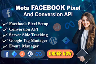 setup meta facebook pixel, conversion API and server side tracking by GTM