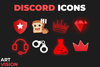 design custom discord server icons and role badges