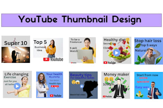 design viral youtube thumbnail
