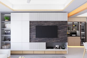 do interior drawing, design of residence