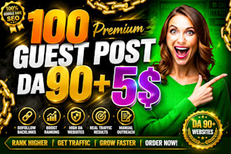 write and publish 10 guest post dofollow backlinks premium guest post services