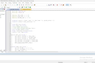 write and debug embedded c code for stm32 and sensors