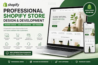create a professional shopify store