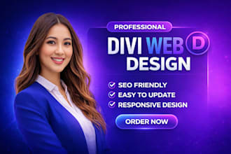 be your divi expert for divi wordpress website, divi website design