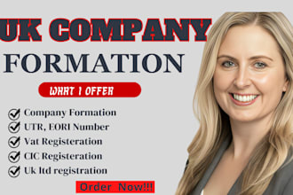 register your uk private ltd or cic registration vat number and reg