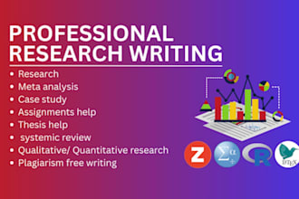 write business research, case study analysis, proposal reports, summary projects