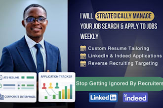 be your reverse recruiter and run a targeted linkedin job applications campaign