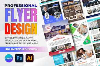 design flyers, posters, and social media templates in canva