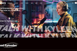 design music artist website wix radio station website podcast website