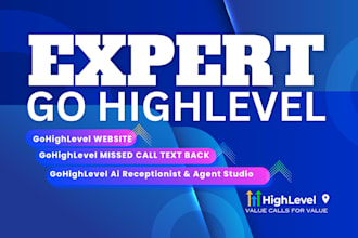 setup gohighlevel website gohighlevel expert missed call text back automation