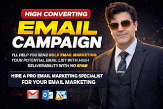 send 99k bulk emails, email blast and cold email