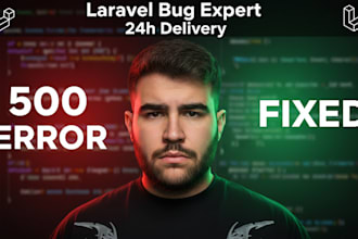 fix laravel 500 errors and backend issues fast