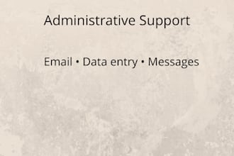 virtual assistant for messages and admin tasks