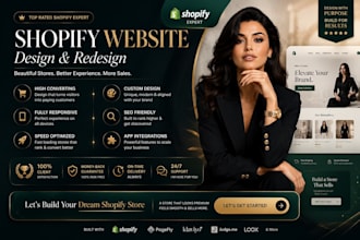 redesign shopify, shopify store redesign, design shopify store
