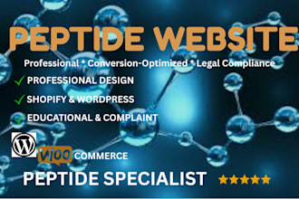 do peptide website nutraceutical ecommerce research peptide store peptide shop