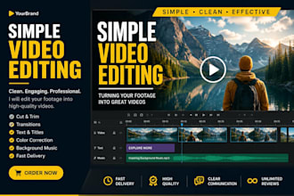 do simple videio editing