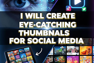 do eye catching social media thumbnail
