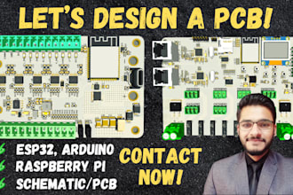 design schematic and pcb layout for the circuit
