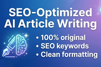 write professional ai assisted articles and posts for your business