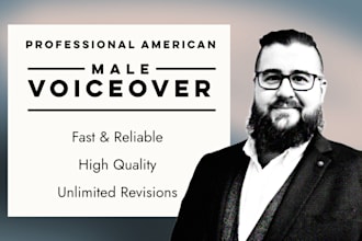 record your american male voiceover
