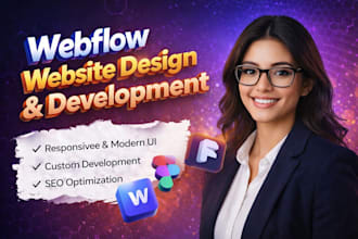 design and develop webflow website, figma to webflow, webflow expert