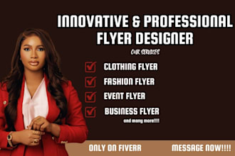 design exclusive clothing flyer, fashion flyer, event flyer design, luxury flyer