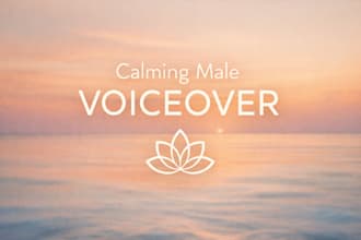 create a personalized calming male voice message with gentle affirmation