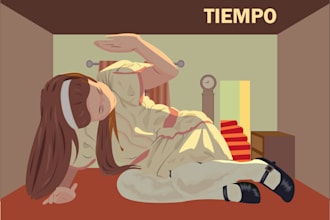 create vector illustrations and traditional handpainted art