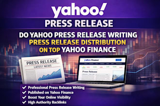 do yahoo press release writing press release distribution on top yahoo finance