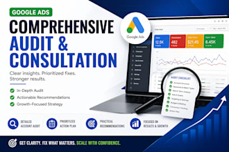 provide a google ads comprehensive audit and consultation