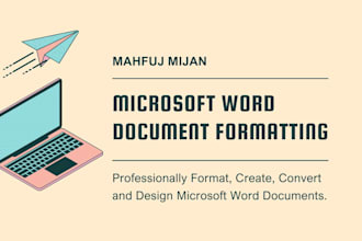 format and design your microsoft word document