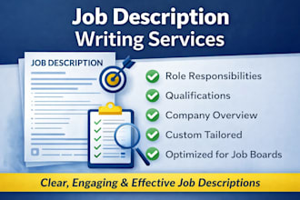 craft professional job descriptions that attract top talent